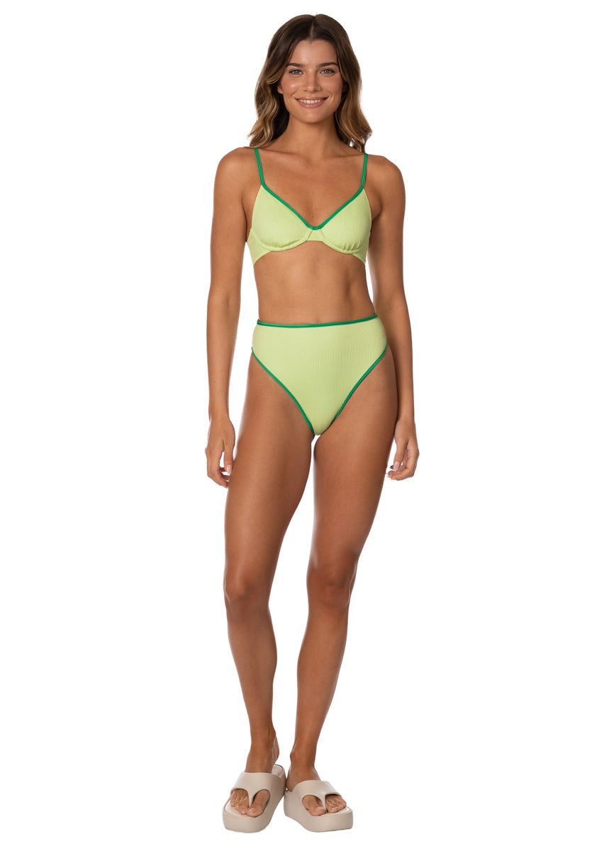Foto de Green Symphony Dainty Unmolded Underwire Bikini Top by Maaji - Tops - Vestidos de Baño