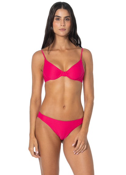  Foto de Sweet Magenta Dainty Unmolded Underwire Bikini Top by Maaji - Tops - Vestidos de Baño