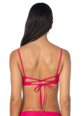 Maaji Sweet Magenta Dainty Unmolded Underwire Bikini Top