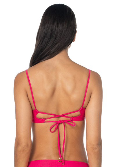 Thumbnail - Foto de Sweet Magenta Dainty Unmolded Underwire Bikini Top by Maaji - Tops - Vestidos de Baño - 3