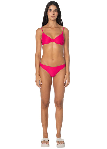  Foto de Sweet Magenta Dainty Unmolded Underwire Bikini Top by Maaji - Tops - Vestidos de Baño