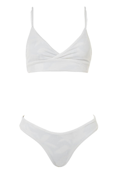 Thumbnail - Maaji Antique White Valery Double V Bikini Bottom - 9