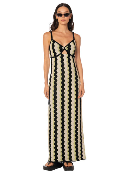  Foto de Desert Stripes Amaranto Long Dress by Maaji - Vestidos - Ropa de Playa