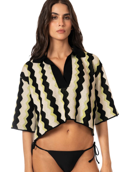  Foto de Desert Stripes Eris Shirt by Maaji - Camisas - Ropa de Playa