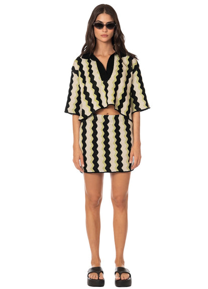 Thumbnail - Foto de Desert Stripes Atena Short Skirt by Maaji - Faldas - Ropa de Playa - 6