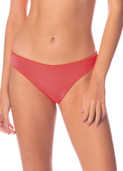  Maaji Red Camelia Sublimity Regular Rise Classic Bikini Bottom