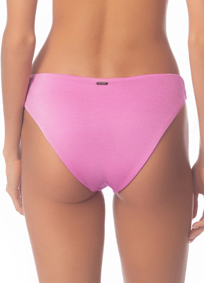 Thumbnail - Maaji Fondant Pink Sublimity Regular Rise Classic Bikini Bottom - 5