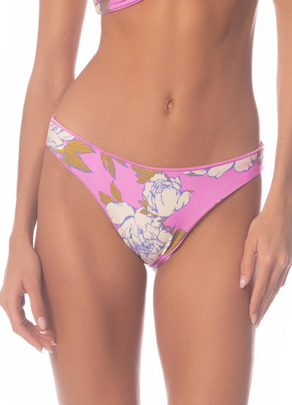 Thumbnail - Maaji Fondant Pink Sublimity Regular Rise Classic Bikini Bottom - 6