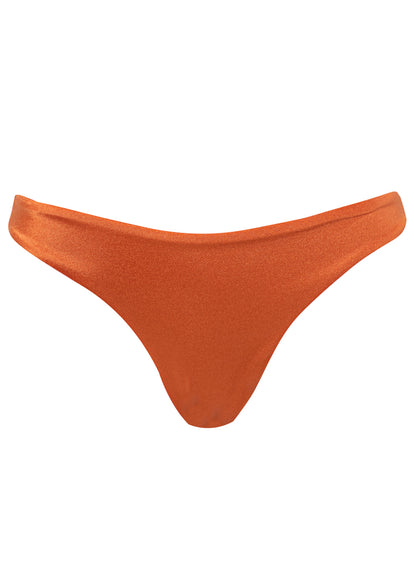  Maaji Satin Umber Sublimity Regular Rise Classic Bikini Bottom