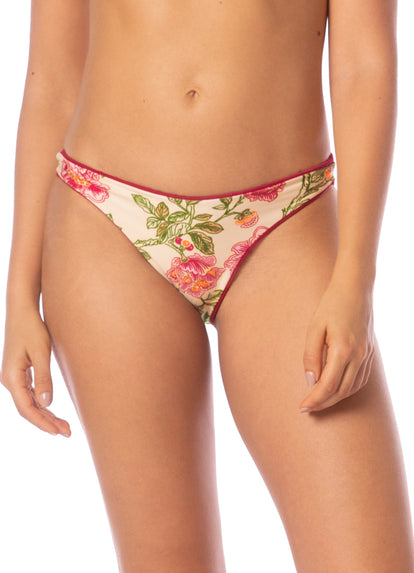  Maaji Bom Bom Pink Sublimity Regular Rise Classic Bikini Bottom