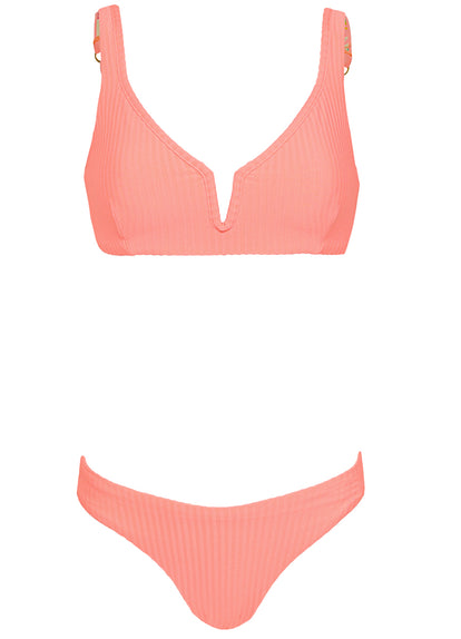 Thumbnail - Maaji Blush Cora Sublimity Regular Rise Classic Bikini Bottom - 13