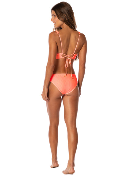 Thumbnail - Maaji Blush Cora Sublimity Regular Rise Classic Bikini Bottom - 9