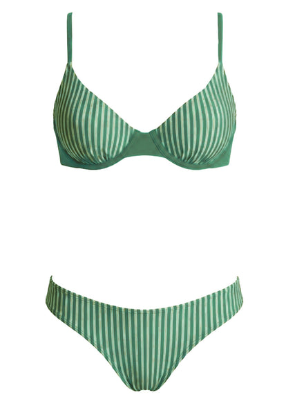  Foto de Eucalyptus Green Sublimity Regular Rise Classic Bikini Bottom by Maaji - Panties - Vestidos de Baño