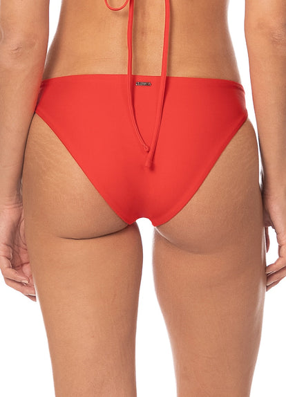  Foto de Red Camelia Sublimity Regular Rise Classic  Bikini Bottom by Maaji - Panties - Vestidos de Baño