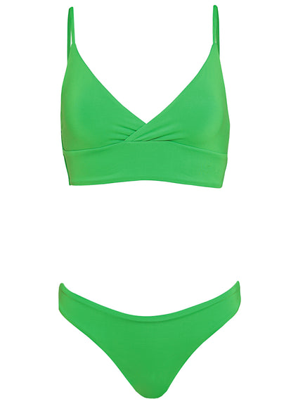  Maaji Emerald Brocade Sublimity Regular Rise Classic Bikini Bottom