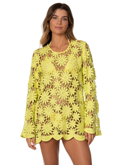 Thumbnail - Foto de Sunpetal Lace Flavia Short Dress by Maaji - Vestidos - Ropa de Playa - 1