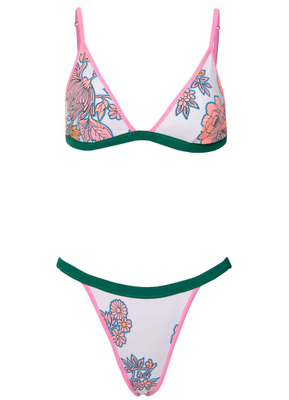  Foto de Strawberry Breeze Islandia Regular Rise Single Strap Bikini Bottom by Maaji - Panties - Vestidos de Baño