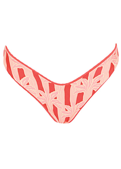  Maaji Flame Coral Splendour Regular Rise Thin Side Bikini Bottom