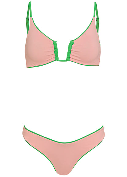 Thumbnail - Maaji Emerald Brocade Splendour Regular Rise Thin Side Bikini Bottom - 11