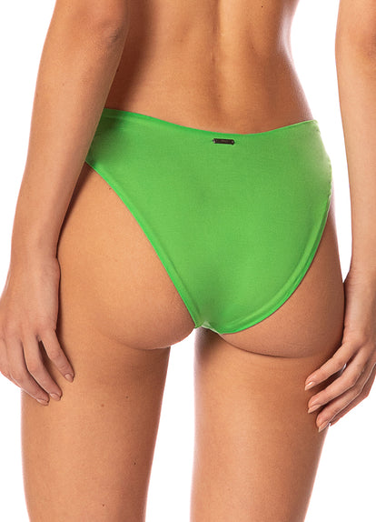  Maaji Emerald Brocade Splendour Regular Rise Thin Side Bikini Bottom
