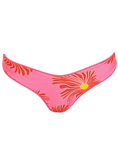 Thumbnail - Maaji Hot Fuchsia Splendour Regular Rise Thin Side Bikini Bottom - 9