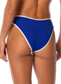 Maaji Cobalt Blue Splendour Regular Rise Thin Side Bikini Bottom