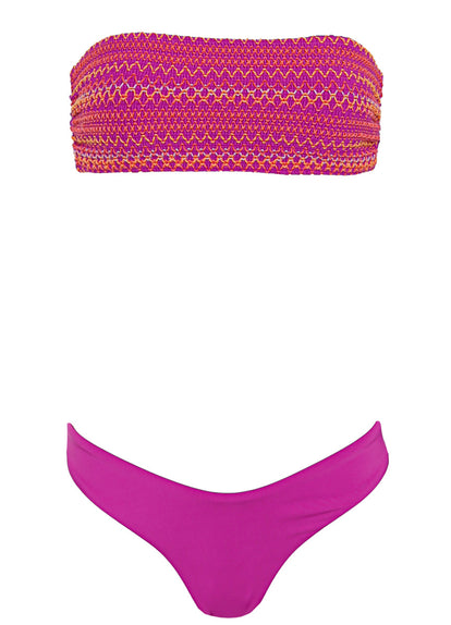 Thumbnail - Foto de Sunset Palm Splendour Regular Rise Thin Side Bikini Bottom by Maaji - Panties - Vestidos de Baño - 11