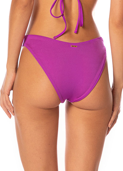 Thumbnail - Foto de Sunset Palm Splendour Regular Rise Thin Side Bikini Bottom by Maaji - Panties - Vestidos de Baño - 3