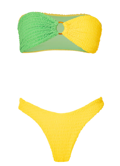 Thumbnail - Bikini Bottom de Maaji -  Maaji Tiki Rush Splendour Regular Rise Thin Side Bikini Bottom - Categoría: Ropa, Vestidos de baño - 11