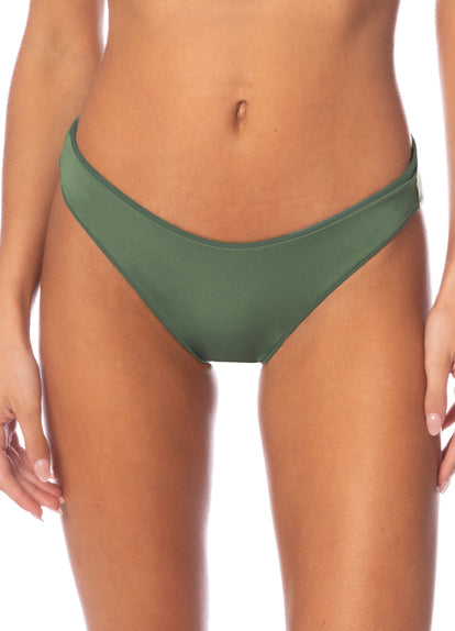 Thumbnail - Maaji Eucalyptus Green Splendour Regular Rise Thin Side Bikini Bottom - 6