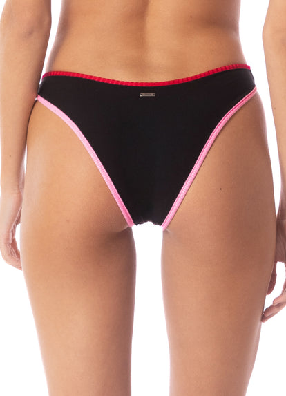  Maaji Midnight Shadow Splendour Regular Rise Thin Side Bikini Bottom