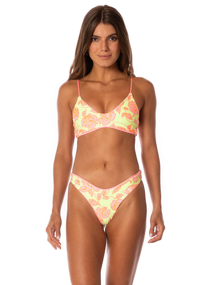  Maaji Taffy Pink Splendour Regular Rise Thin Side Bikini Bottom