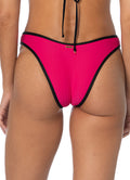 Maaji Electric Rose Splendour Regular Rise Thin Side Bikini Bottom