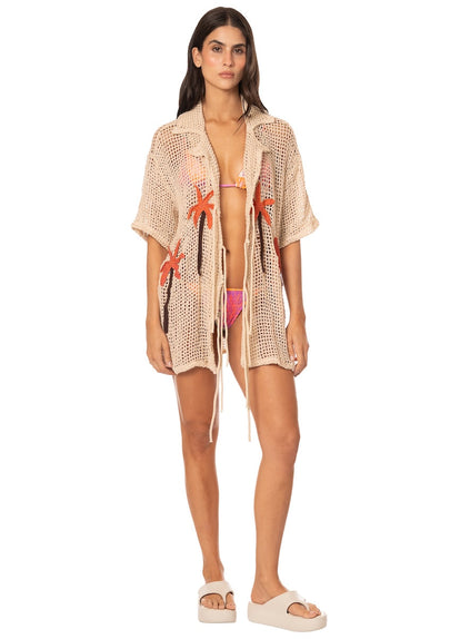 Thumbnail - Foto de Coconut Milk Nika Short Dress by Maaji - Vestidos - Ropa de Playa - 5