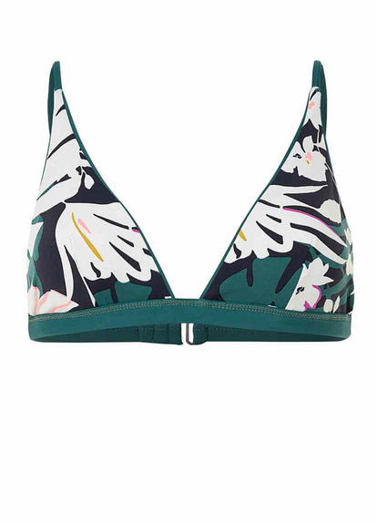  Maaji Brunswick Green Ivy Fixed Triangle Bikini Top