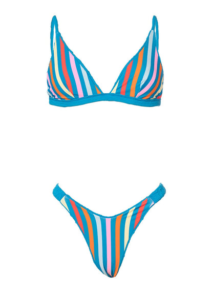 Thumbnail - Foto de Lagoon Fog Ivy Fixed Triangle Bikini Top by Maaji - Tops - Vestidos de Baño - 7