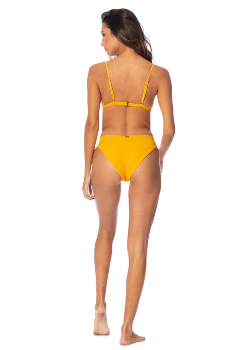 Hover image -  Maaji Chartreuse Ivy Fixed Triangle Bikini Top