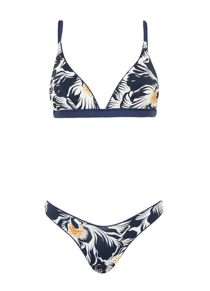  Foto de French Navy Ivy Fixed Triangle Bikini Top by Maaji - Tops - Vestidos de Baño