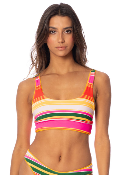 Thumbnail - Maaji Sunset Gold Donna Sporty Bralette Bikini Top - 7