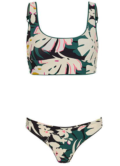 Thumbnail - Maaji Brunswick Green Donna Long Line Bralette Bikini Top - 12