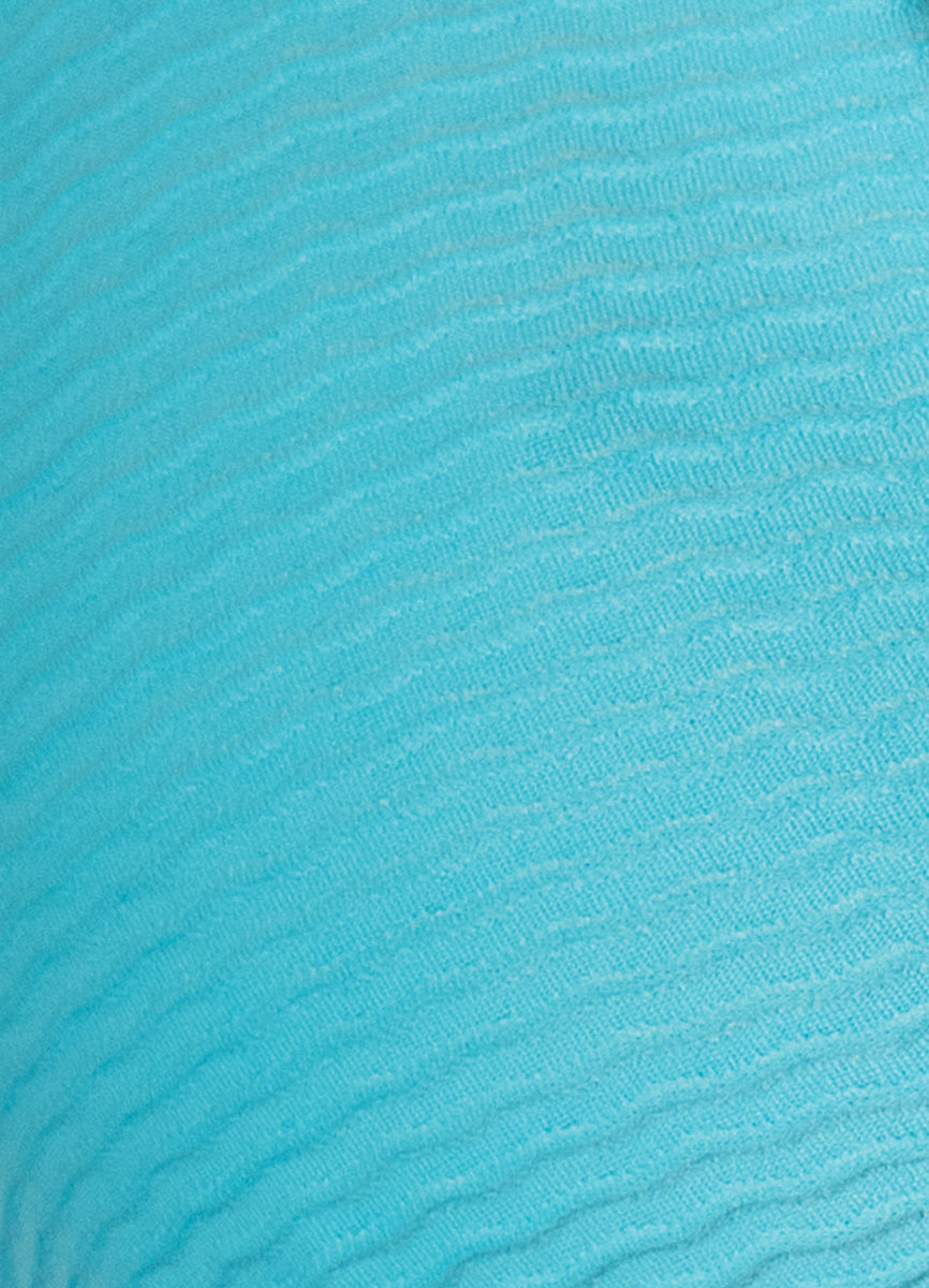 Maaji Aqua Dream Shine Long Line Triangle Bikini Top