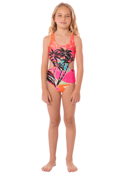  Maaji Electric Sunrise Aurorally Girls One Piece