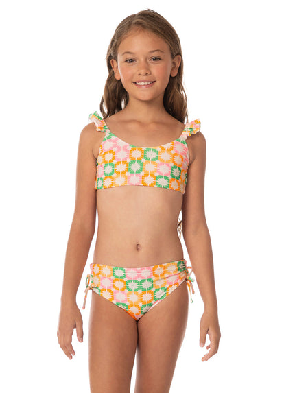  Foto de Tropical Tiles Mango Girls Bikini Set by Maaji - Vestidos De Baño Para Niñas - Niñas