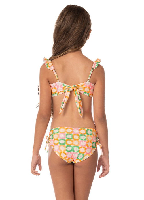 Hover image -  Foto de Tropical Tiles Mango Girls Bikini Set by Maaji - Vestidos De Baño Para Niñas - Niñas