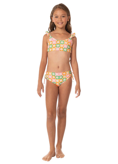  Foto de Tropical Tiles Mango Girls Bikini Set by Maaji - Vestidos De Baño Para Niñas - Niñas