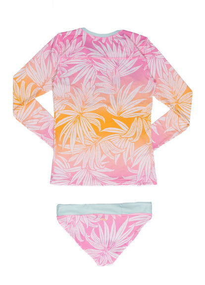 Thumbnail - Foto de Ombre Foliage Odyssey Girls Rashguard Set by Maaji - Vestidos De Baño Para Niñas - Niñas - 6