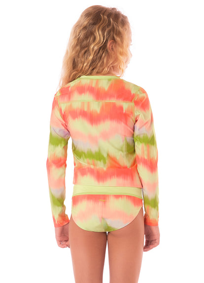  Maaji Lime Ombré Odyssey Rashguard Set Girls