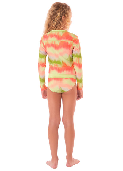 Thumbnail - Maaji Lime Ombré Odyssey Rashguard Set Girls - 4