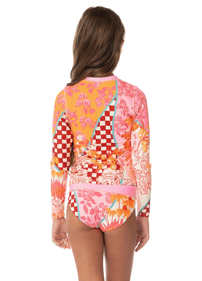 Thumbnail - Foto de Cosmic Tropic Odyssey Girls Rashguard Set by Maaji - Vestidos De Baño Para Niñas - Niñas - 2