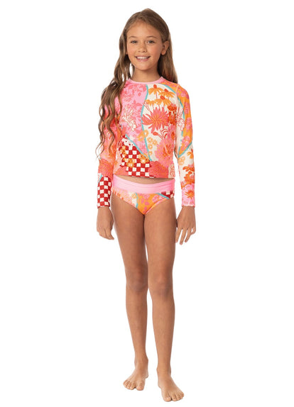 Thumbnail - Foto de Cosmic Tropic Odyssey Girls Rashguard Set by Maaji - Vestidos De Baño Para Niñas - Niñas - 5